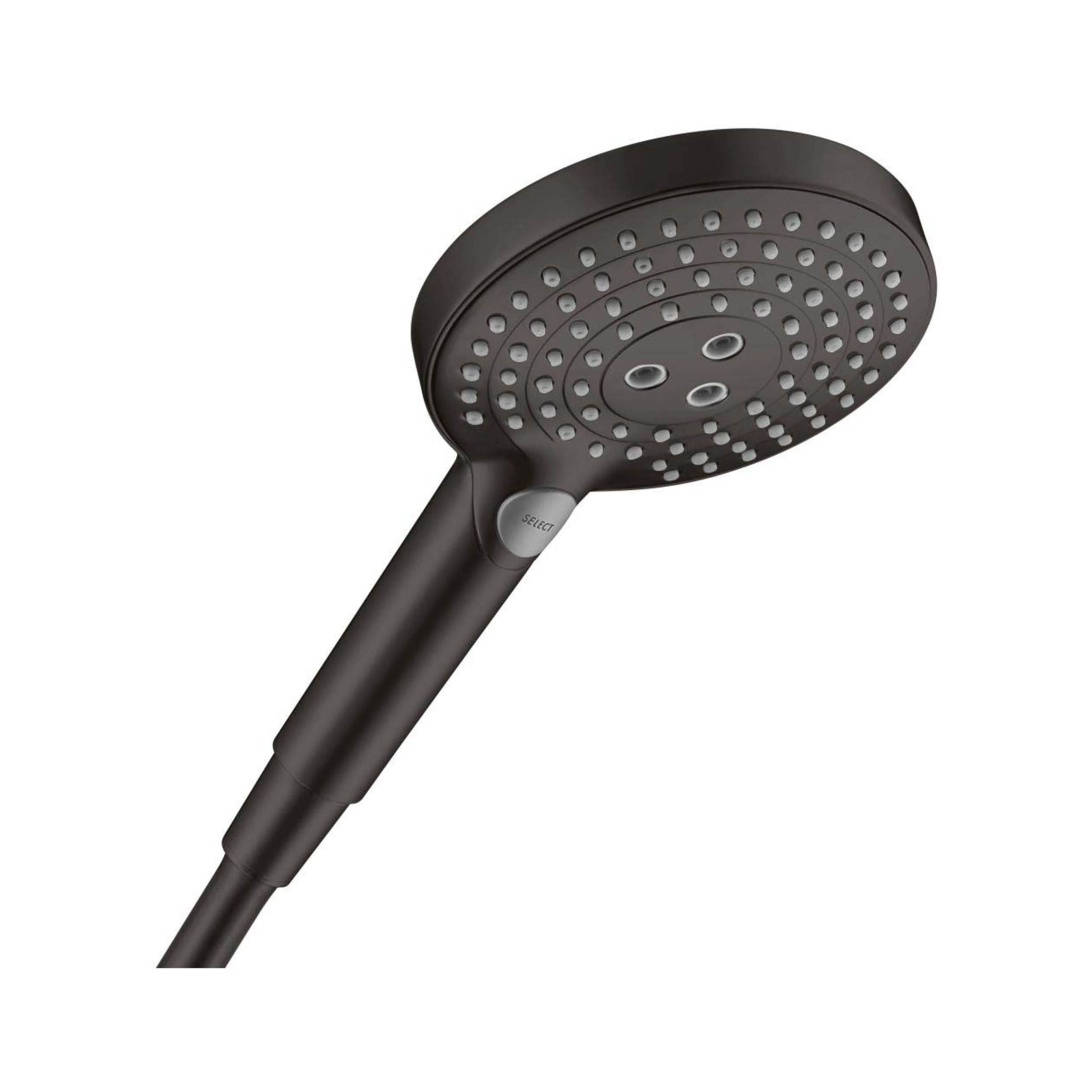 Rokas duša RAINDANCE SELECT S120, 3 jet,  black matt, HANSGROHE